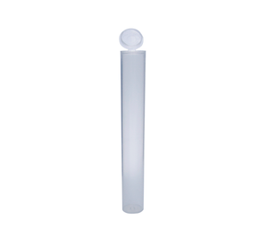 Grand Puff Squeeze Pop Top Plastic Tube | 128 mm Clear / Single Unit