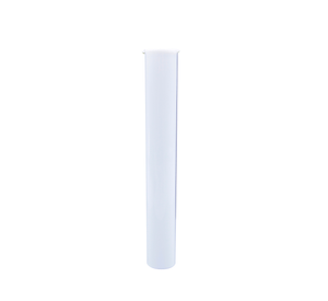 Grand Puff Squeeze Pop Top Plastic Tube | 128 mm White / Single Unit