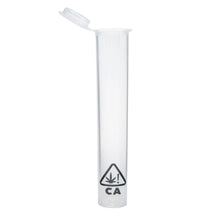 Load image into Gallery viewer, Grand Puff Squeeze Pop Top Plastic Tube (73mm) Clear w/ CA! Icon